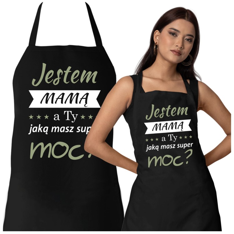 FARTUCH NA DZIEŃ MATKI dla mamy PREZENT Jestem Mamą, a ty jaką masz super
