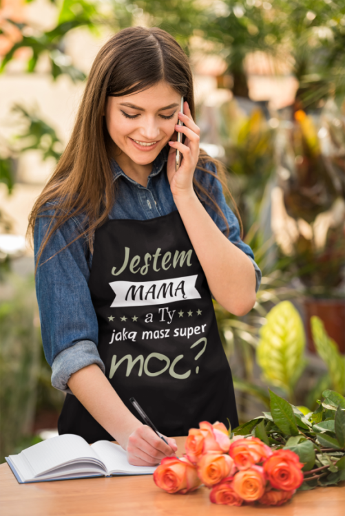 FARTUCH NA DZIEŃ MATKI dla mamy PREZENT Jestem Mamą, a ty jaką masz super