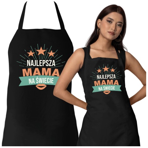 FARTUCH NA DZIEŃ MATKI dla mamy PREZENT Najlepsza mama na świecie