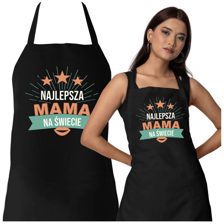 FARTUCH NA DZIEŃ MATKI dla mamy PREZENT Najlepsza mama na świecie