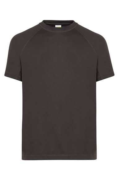 koszulka sportowa z własnym nadrukiem koszulka techniczna odzież reklamowa sportowa kolor khaki.jpg