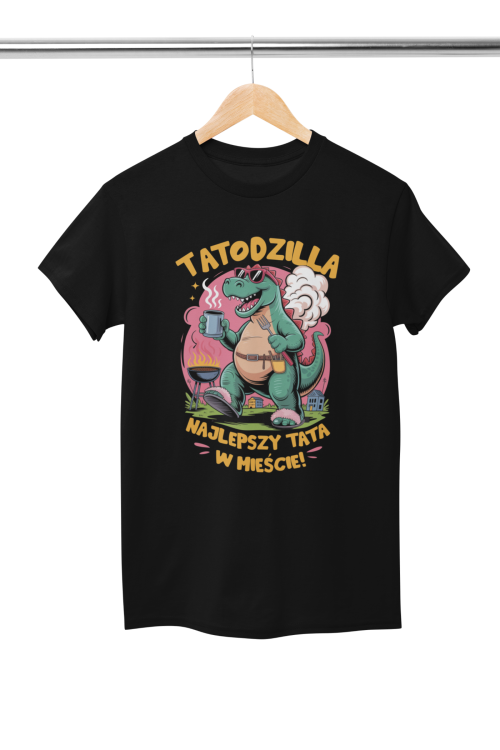Koszulka dla Taty Filmowy Upominek Dzień Ojca Urodziny TATODZILLA GODZILLA