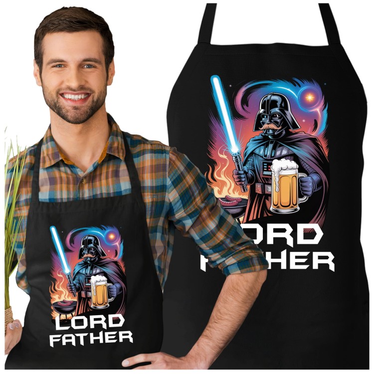 Upominek FARTUCH NA DZIEŃ OJCA dla Taty Stylowy PREZENT Lord Father