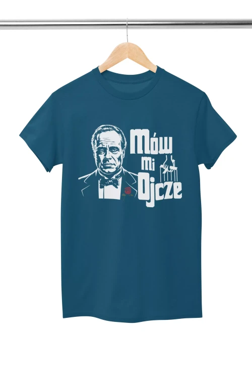 Koszulka dla Taty Filmowy Upominek Dzień Ojca Mów mi Ojcze Ojciec Chrzestny (5).webp