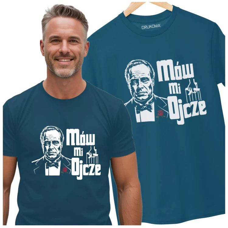 KOSZULKA dla Taty ZESTAW z KUBKIEM Stylowy Upominek Dzień Ojca Mów mi Ojcze  (6).webp