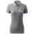 Koszulka polo CIEMNOSZARO MELANŻOWA z logo na sercu damska z haftem logo firmy 200g 210 kolor 12 koszulka polo.webp
