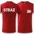 Koszulka dziecięca z krótkim rękawem z logo na sercu i plecach unisex z HAFTEM logo OSP 160g Basic138 koszulka krótki rękaw kolor czerwony