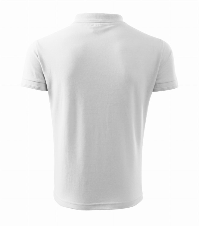 Koszulka polo z krótkim rękawem z logo na sercu i plecach męska z HAFTEM napisem straż 200g Pique Polo203 koszulka polo krótki rękaw kolor biały