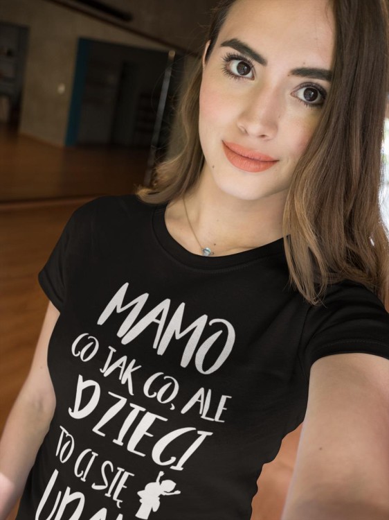 2 ( Koszulka dla Mamy na Dzień Mamy Urodziny Mamo co jak co ale dzieci to ci się udały.jpg