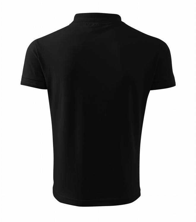 Koszulka polo męska z krótkim rękawem z logo OSP na sercu z NADRUKIEM 200g Pique Polo203 koszulka polo krótki rękaw kolor czarny