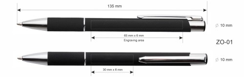 Długopis metalowy seria ZOE