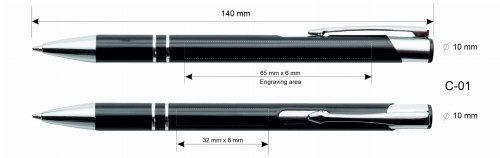 Długopis metalowy seria COSMO