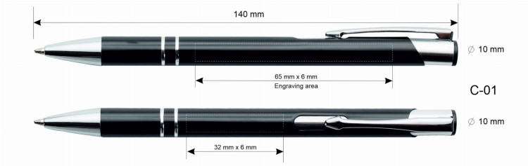 Długopis metalowy seria COSMO