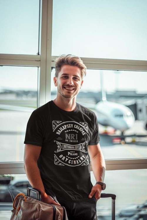 Koszulka dla Chłopaka modny prezent na Walentynki lub Urodziny stylowa koszulka z napisem Najlepszy chłopak nr1 na świecie limitowana edycja made in Poland orygina (3).jpg