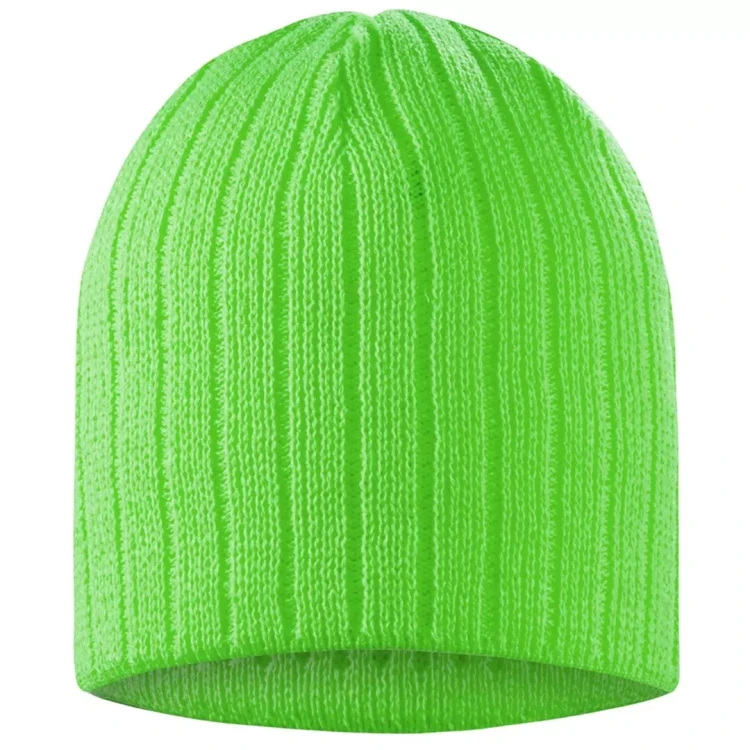 Czapka zimowa Beanie Kolor LMF - Lime Fluor (1).webp