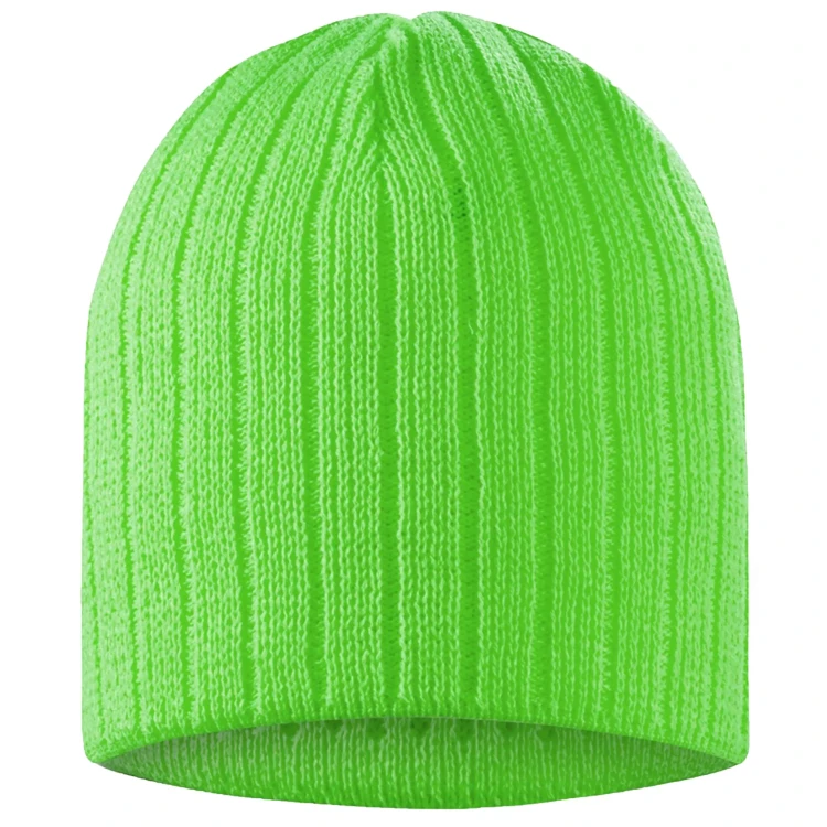 Czapka zimowa Beanie Kolor LMF - Lime Fluor (2).webp