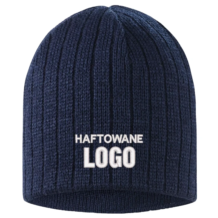 Czapka zimowa Beanie Kolor NY - Navy (1).webp