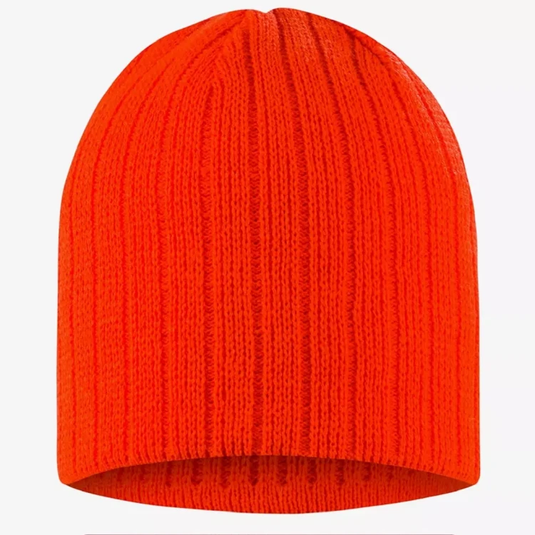 Czapka zimowa Beanie Kolor ORF - Orange Fluor (3).webp