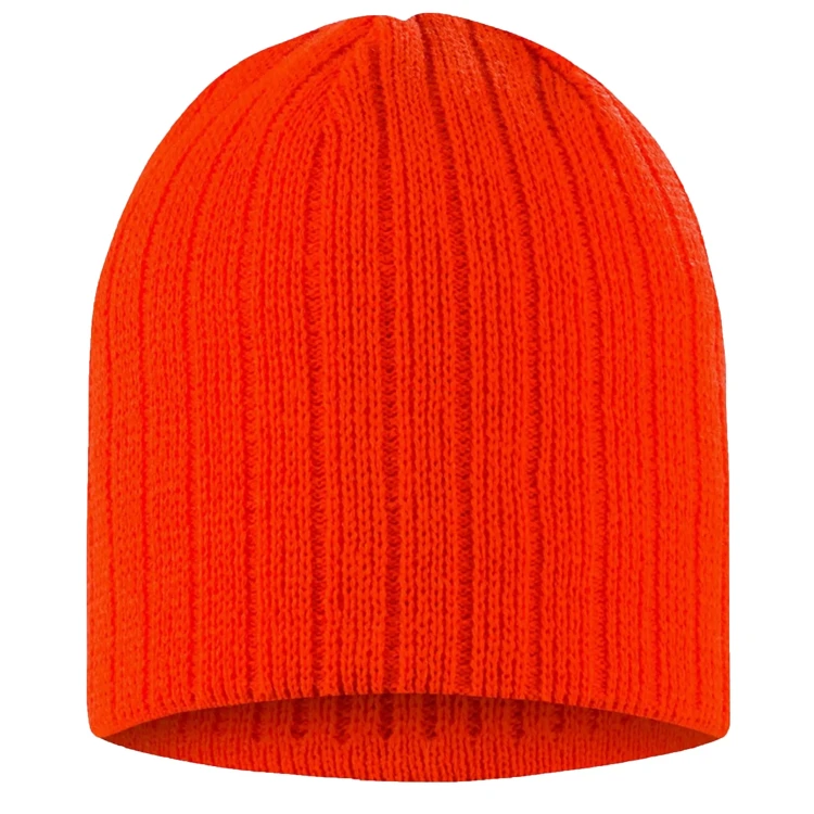 Czapka zimowa Beanie Kolor ORF - Orange Fluor (1).webp