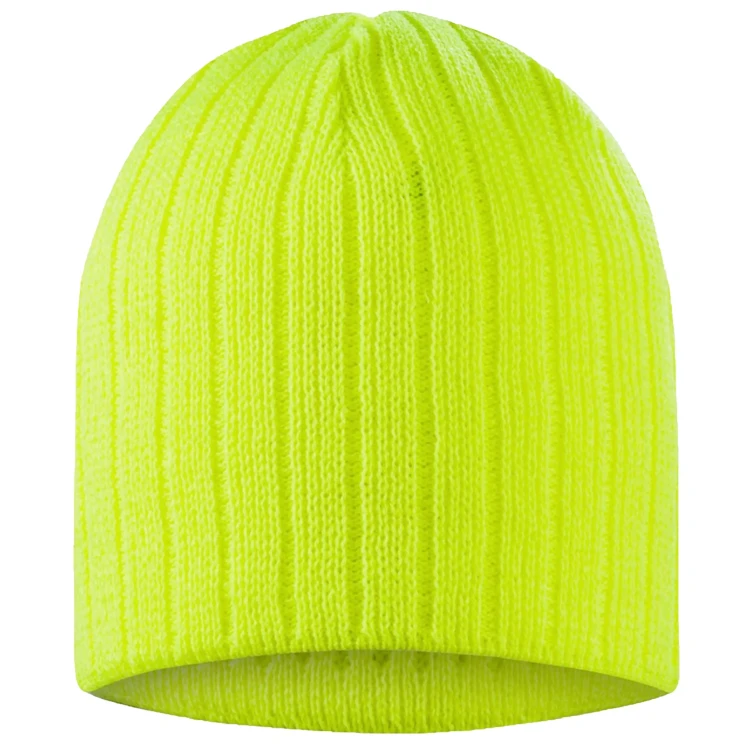 Czapka zimowa Beanie Kolor SYF - Gold Fluor (2).webp