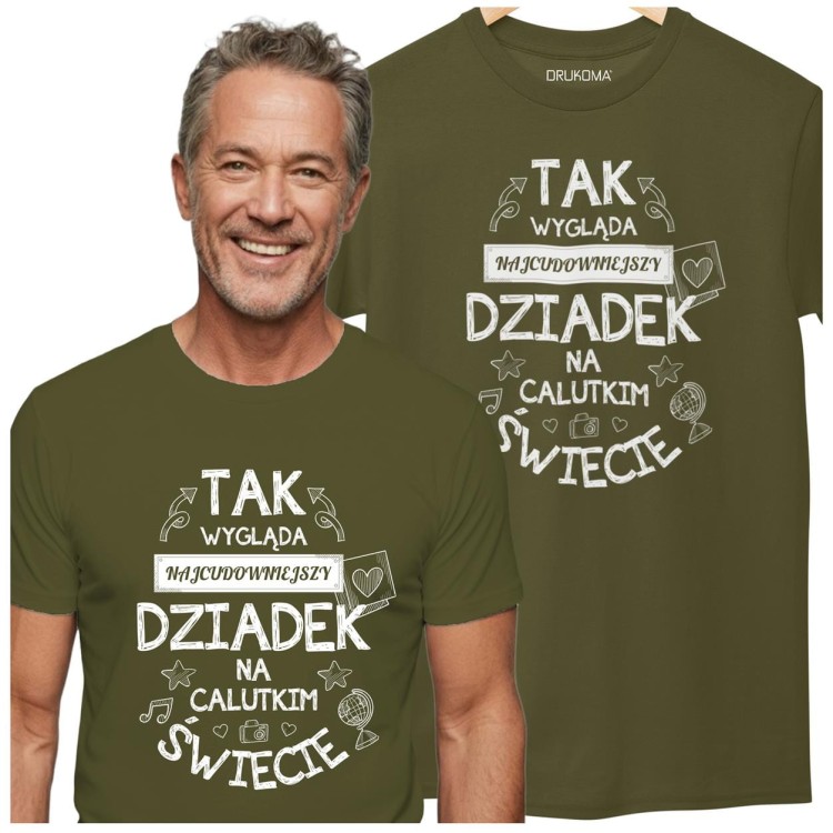 KOSZULKA DLA DZIADKA NA DZIEŃ DZIADKA Z NAPISEM NAJCUDOWNIEJSZY DZIADEK NA CALUTKIM ŚWIECIE (3).jpg