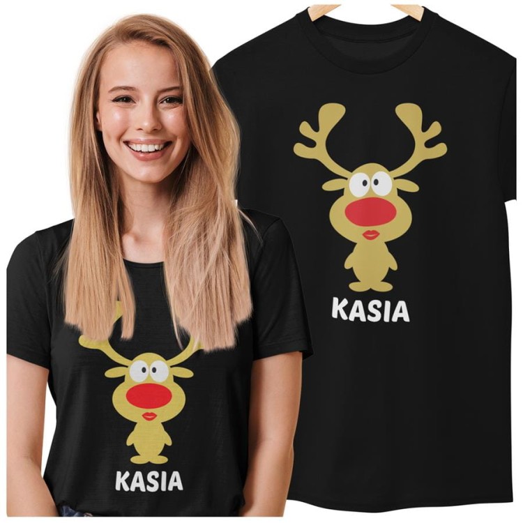 KOSZULKA ŚWIATECZNA DLA DZIEWCZYNY RENIFER Z IMIENIEM (2).jpg