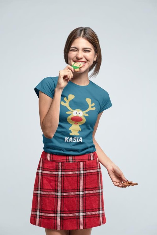 KOSZULKA ŚWIATECZNA DLA DZIEWCZYNY RENIFER Z IMIENIEM (8).jpg