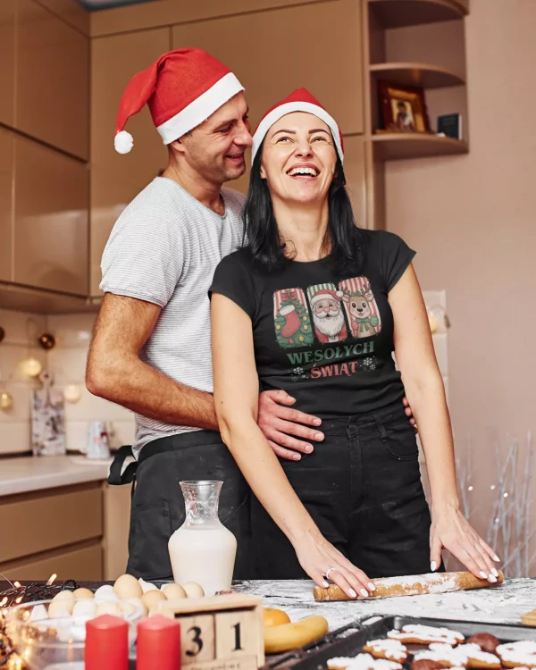 KOSZULKA DAMSKA ZABAWNA NA KAŻDĄ OKAZJE Z NAPISEM WESOŁYCH ŚWIĄT (5).webp
