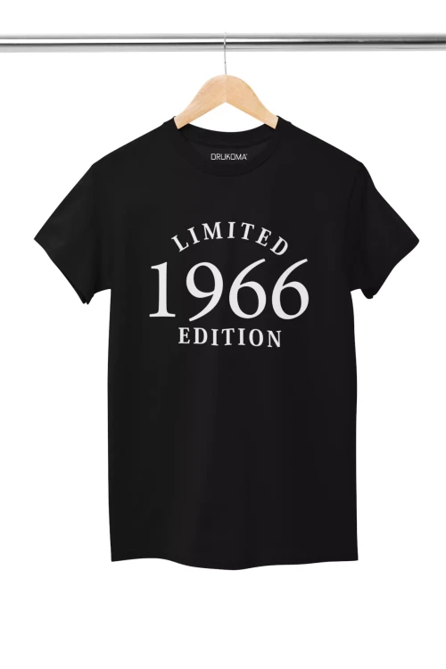 Koszulka na 60 lat urodziny sześćdziesiąte urodziny z napisem 1966 Limited Edition (3).webp