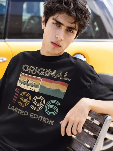 Koszulka na urodziny na 30 TRZYDZIESTKĘ z napisem ORIGINAL 1996 LIMITED EDITION  (4).webp