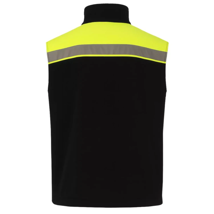 Kamizelka polarowa ostrzegawcza unisex NEOPLUS FLHV400VEST z haftem nadrukiem logo firmy 340-360g HI VISI (5).webp