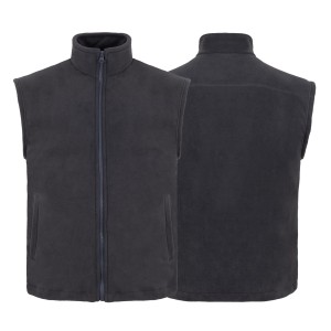 Kamizelka polarowa FLRA350V Premium unisex z haftem logo firmy 340-360g kol. GRAPHITE (12).jpg