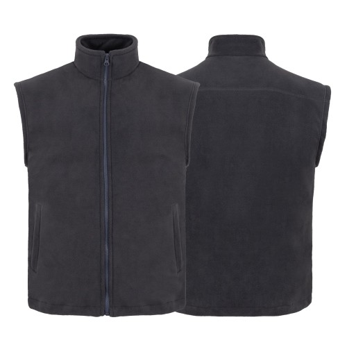 Kamizelka polarowa FLRA350V Premium unisex z haftem logo firmy 340-360g kol. GRAPHITE (12).jpg