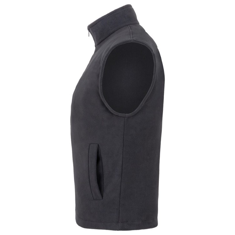 Kamizelka polarowa FLRA350V Premium unisex z haftem logo firmy 340-360g kol. GRAPHITE (8).jpg