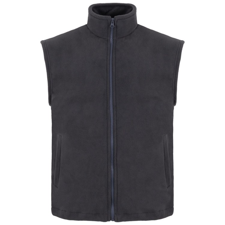Kamizelka polarowa FLRA350V Premium unisex z haftem logo firmy 340-360g kol. GRAPHITE (10).jpg