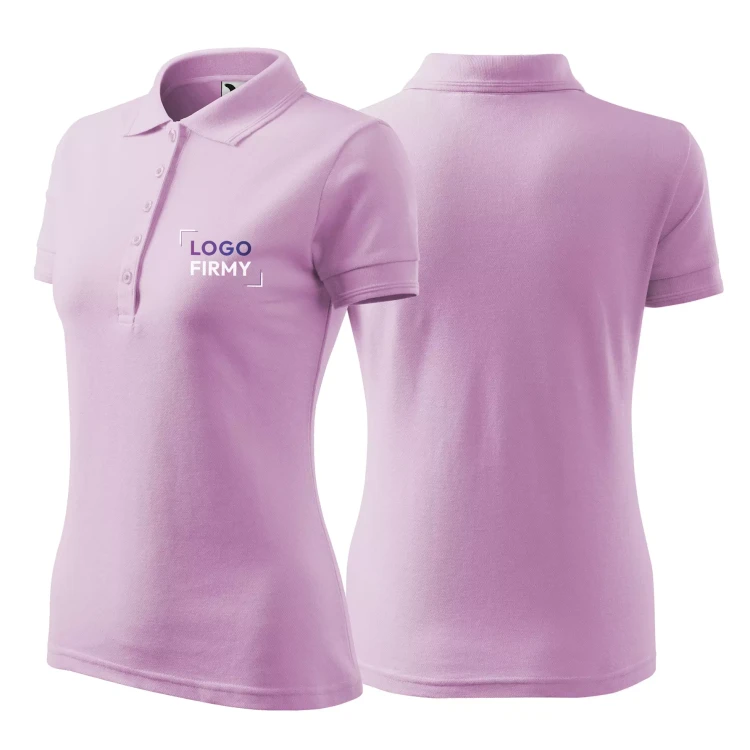 Koszulka polo z logo na sercu damska z nadrukiem logo firmy 200g 210 kolor ORHID D1 koszulka polo (1).webp
