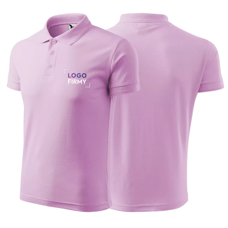 Koszulka polo z logo na sercu męska z nadrukiem logo firmy 200g 203 kolor D1 ORHID koszulka polo (1).webp