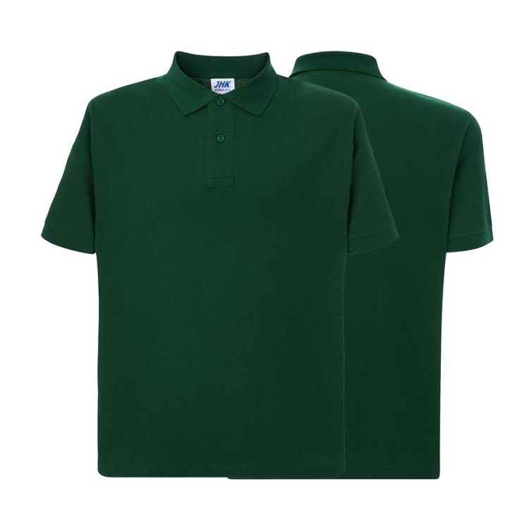 Koszulka polo bottle green męska z haftem nadrukiem logo firmy 210g PORA 210 kolor BG koszulka polo (Copy).jpg