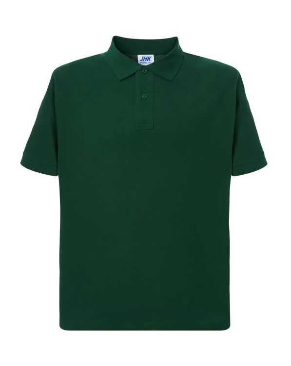 Polo męskie PORA 210 BOTTLE GREEN CIEMNY (2).webp
