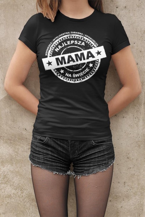 3 Koszulka dla Mamy na Dzień Mamy urodziny z napisem Certyfikat najlepszej mam.jpg