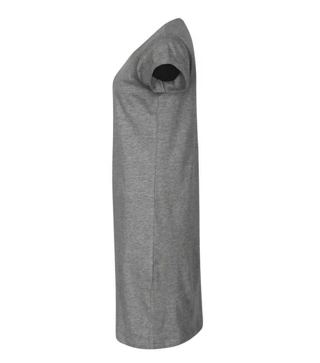 Koszulkasukienka damska 180g Freedom178 z logo własnym nadrukiem na sercu i plecach odzież reklamowa WSZYSTKIE KOLORY  12 - ciemnoszary melanż (4).webp