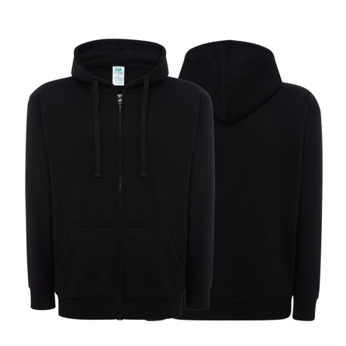 Bluza dresowa black męska z haftem nadrukiem logo firmy 290g SWUA HOOD SWEATSHIRT kolor BK bluza dresowa.jpg