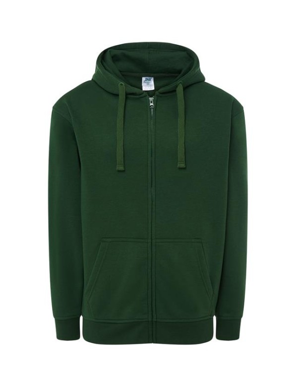 Bluza dresowa bottle green męska z haftem nadrukiem logo firmy 290g SWUA HOOD SWEATSHIRT kolor BG bluza dresowajhktshirt_swuahood_bg_side (2).jpg