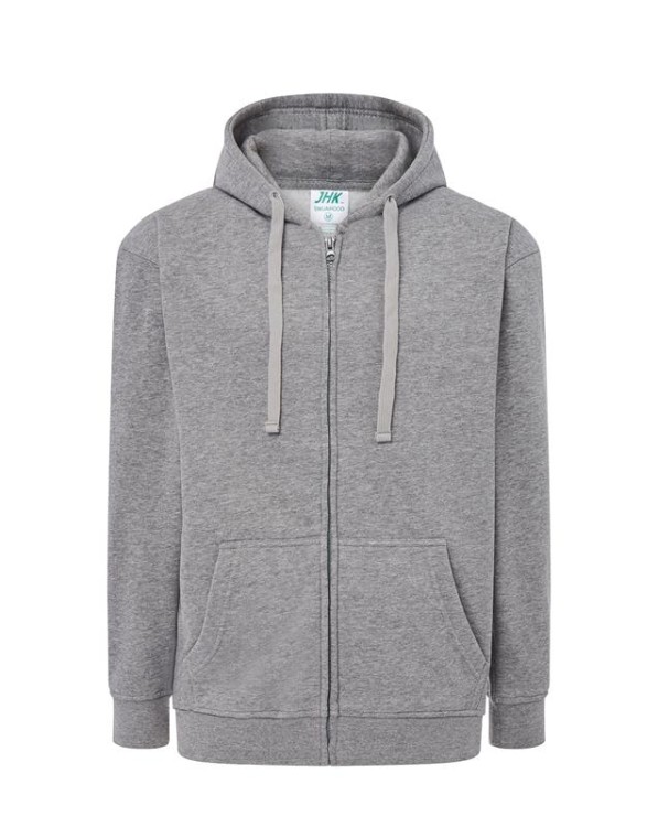 Bluza dresowa grey melange męska z haftem nadrukiem logo firmy 290g SWUA HOOD SWEATSHIRT kolor GM bluza dresowajhktshirt_swuahood_gm_side (2).jpg