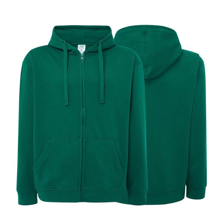 Bluza dresowa kelly green męska z haftem nadrukiem logo firmy 290g SWUA HOOD SWEATSHIRT kolor KG bluza dresowa.jpg