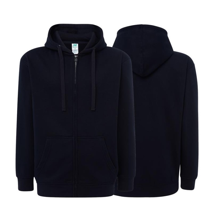 Bluza dresowa navy męska z haftem nadrukiem logo firmy 290g SWUA HOOD SWEATSHIRT kolor NY bluza dresowa.jpg