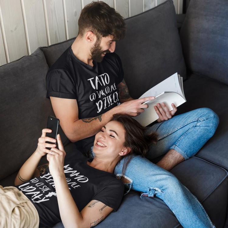 2 Zestaw koszulek dla Mamy i Taty Co jak co ale dzieci to ci się udały.jpg