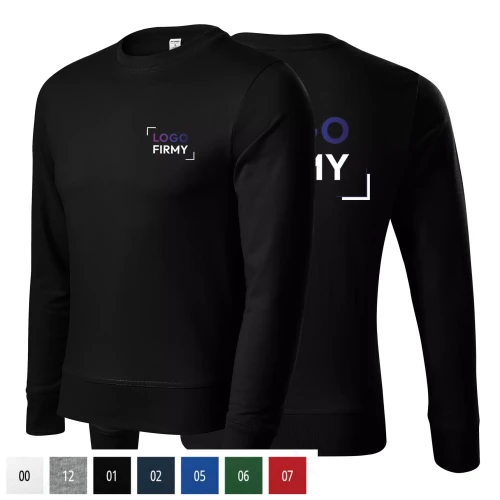 Lekka bluza unisex Zero P41 reklamowa unisex 260g z logo własnym nadrukiem odzież reklamowa WSZYSTKIE KOLORY (15).webp