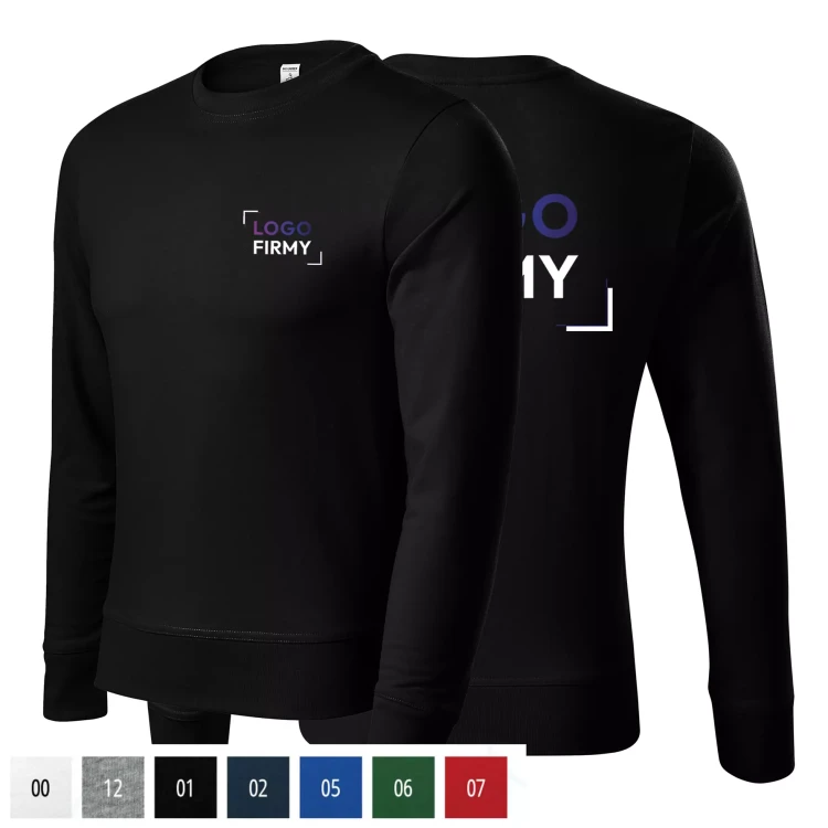Lekka bluza unisex Zero P41 reklamowa unisex 260g z logo własnym nadrukiem odzież reklamowa WSZYSTKIE KOLORY (15).webp