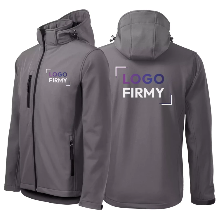 Kurtka czarna softshell Malfini męska z logo na sercu i plecach z nadrukiem logo firmy 300g 522 WSZYSTKIE KOLORY (10).webp